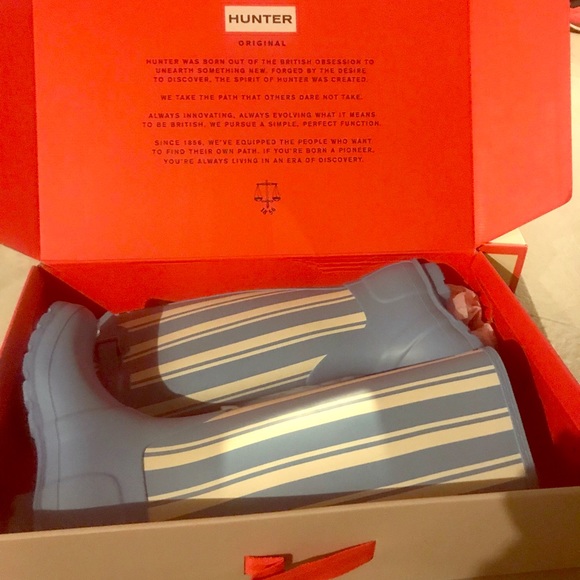 Hunter Shoes - Hunter Original Tall Garden Stripe